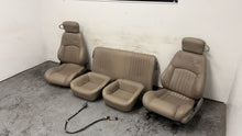Load image into Gallery viewer, 98 02 Pontiac Firebird Trans AM WS6 Front Rear Set Seats Leather Tan OEM 51K
