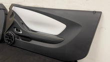 Load image into Gallery viewer, 10 15 Chevrolet Camaro SS Interior Right Left Door Panel Pair OEM White Panels
