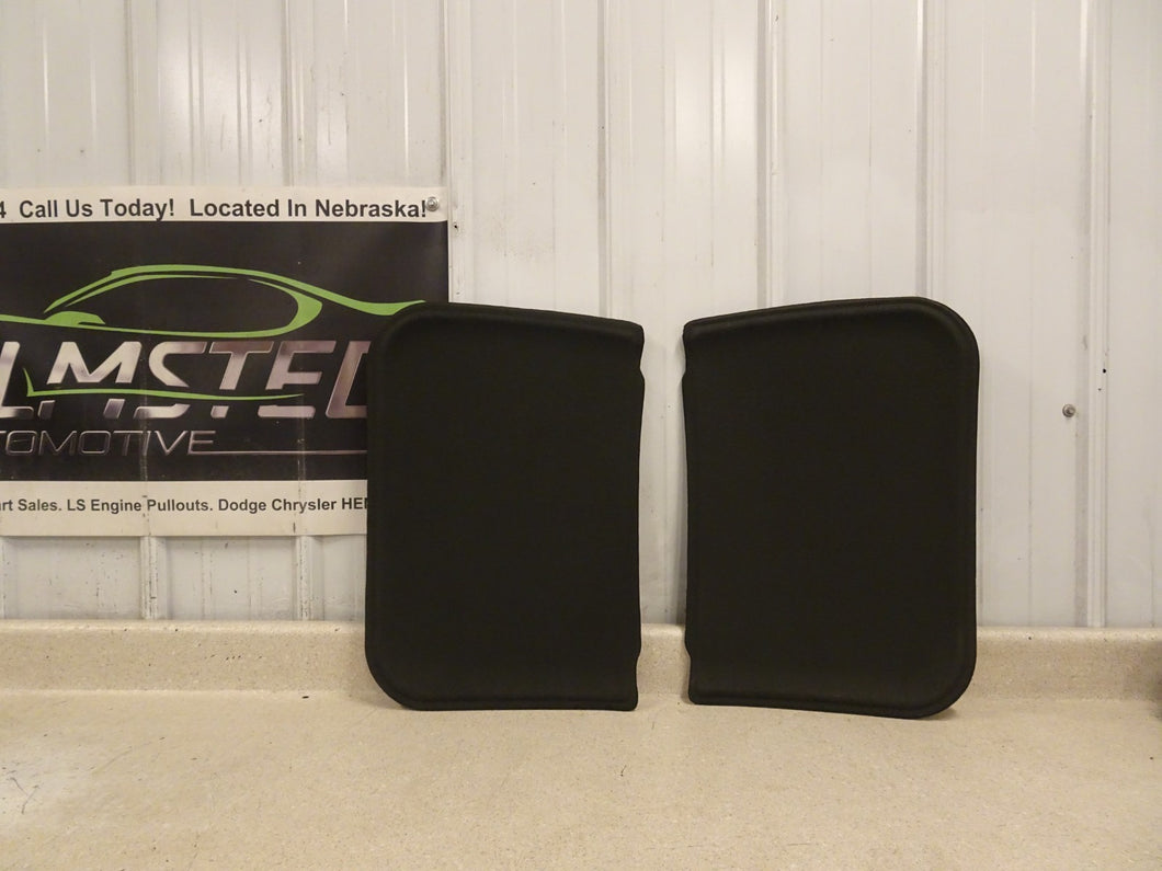 93 02 Pontiac Firebird Trans AM Driver Passenger T-top Sun Shade Pair Ebony OEM