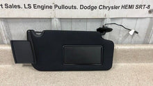 Load image into Gallery viewer, 11 14 Dodge Charger SRT-8 Passenger Side Sun Visor Right RH Shade Black Mopar
