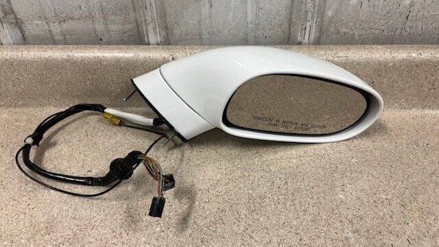 05 13 Chevrolet C6 Corvette Z06 Passenger Side Power Mirror OEM GM White 3K RH