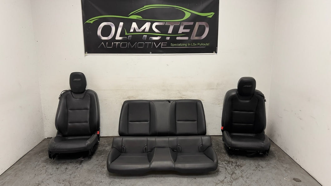 10 15 Chevrolet Camaro SS Right Left Front Rear Power Heated Leather Seats 35K