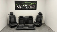 Load image into Gallery viewer, 11 14 Dodge Challenger Seats Front Rear Black Leather Power Heated Manual
