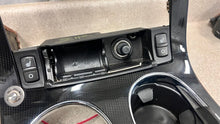 Load image into Gallery viewer, 05 13 C6 Corvette Custom Leather Center Console Lid Radio Trim Boot Black Brown
