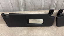Load image into Gallery viewer, 10 15 Camaro SS Driver Passenger Side Sun Visors Left Right Visor Black Pair 35K
