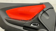 Load image into Gallery viewer, 10 15 Camaro SS Interior Passenger Driver Right Left Door Panel Pair Orange OEM
