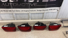 Load image into Gallery viewer, 10 13 Camaro SS ZL1 Rear Bumper Tail Lights Passenger Driver Rings GM Trim
