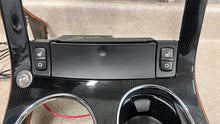Load image into Gallery viewer, 05 13 C6 Corvette Custom Leather Center Console Lid Radio Trim Boot Black Brown
