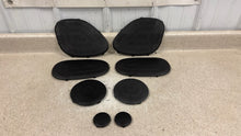 Load image into Gallery viewer, 98 02 Pontiac Firebird Trans AM WS6 Factory Speaker Covers Trim Black OEM Set 8
