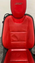 Load image into Gallery viewer, 10 15 Chevrolet Camaro SS Front Rear Power Heated Leather Seats GM Red Black 45K
