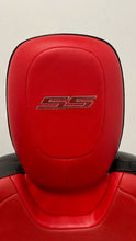 Load image into Gallery viewer, 10 15 Chevrolet Camaro SS Front Rear Power Heated Leather Seats GM Red Black 45K
