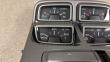 Load image into Gallery viewer, 10 15 Camaro SS Center Console Top Trim Gauges Switches Controls GM 26K Manual
