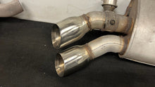 Load image into Gallery viewer, 12 15 Camaro ZL1 SS Factory NPP Bi Mode Dual Exhaust Mufflers Quad Tips GM
