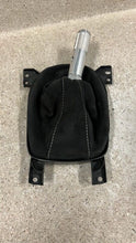 Load image into Gallery viewer, 12 15 Chevrolet Camaro SS Suede Shifter Shift Boot 6 Speed Manual Black

