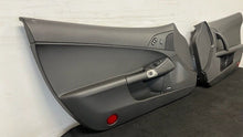 Load image into Gallery viewer, 05 13 Corvette C6 Z06 Driver Passenger Interior Door Trim Panels Black Pair
