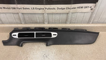 Load image into Gallery viewer, 10 15 Camaro SS Black Leather Dash Trim Vents 2 Pieces GM 22880757 Yellow Stitch
