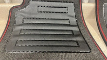 Load image into Gallery viewer, 11 14 Chevrolet Camaro SS Front Rear Left Right Floor Mats GM Black Red Cloth
