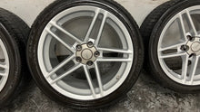 Load image into Gallery viewer, 06 08 Corvette Factory 18&#39;&#39; 19&#39;&#39; Wheels Tires GM 9594356 NICE! 5K Miles Silver
