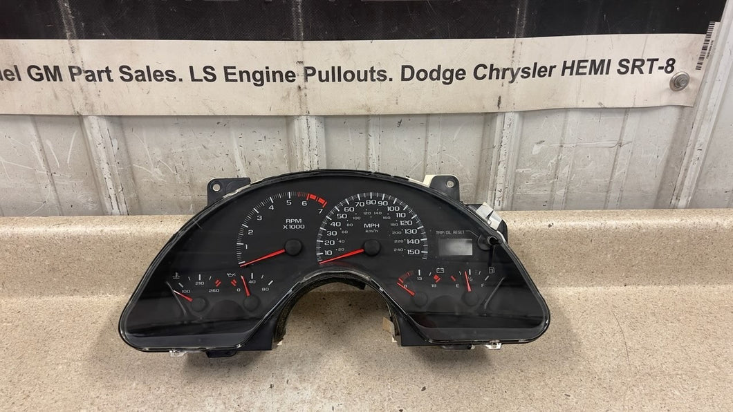 99 02 Chevrolet Camaro SS Instrument Gauge Cluster Speedometer 80K GM 09380711