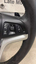 Load image into Gallery viewer, 12 13 Camaro SS Leather Wheel GM 22811827 Factory Steering Yellow Stitch 39K
