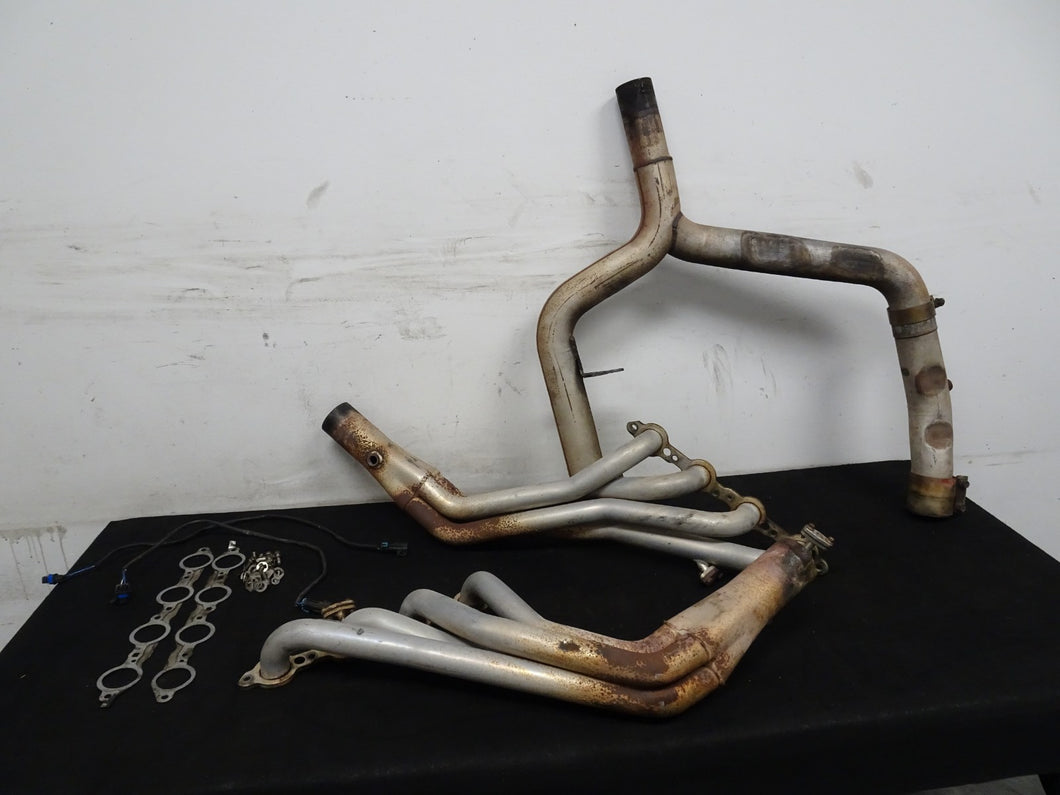 98 02 Firebird Trans AM Camaro SS Hooker Long Tube Headers Mid Y-Pipe 1 3/4''