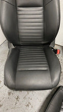 Load image into Gallery viewer, 11 14 Dodge Challenger Seats Front Rear Black Leather Power Heated Manual
