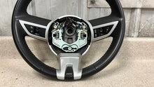 Load image into Gallery viewer, 10 11 Camaro SS Leather Steering Wheel Manual Trans GM Black W/ Orange Stitching
