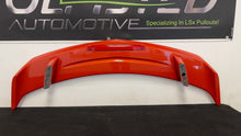 Load image into Gallery viewer, 10 13 Camaro SS SLP Rear Trunk Spoiler Factory OEM GM Orange Decklid High Rise
