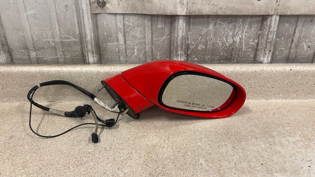 05 13 Chevrolet C6 Corvette Z06 Passenger Side Power Mirror OEM GM Red 55K Right