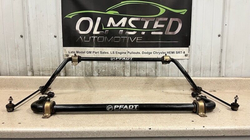 10 15 Camaro SS  PFADT / aFe Series Front Rear Sway Bar Set V8 Gun Metal Gray