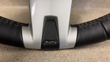 Load image into Gallery viewer, 10 11 Chevrolet Camaro SS Leather Steering Wheel GM Black Stone Stitching 56K
