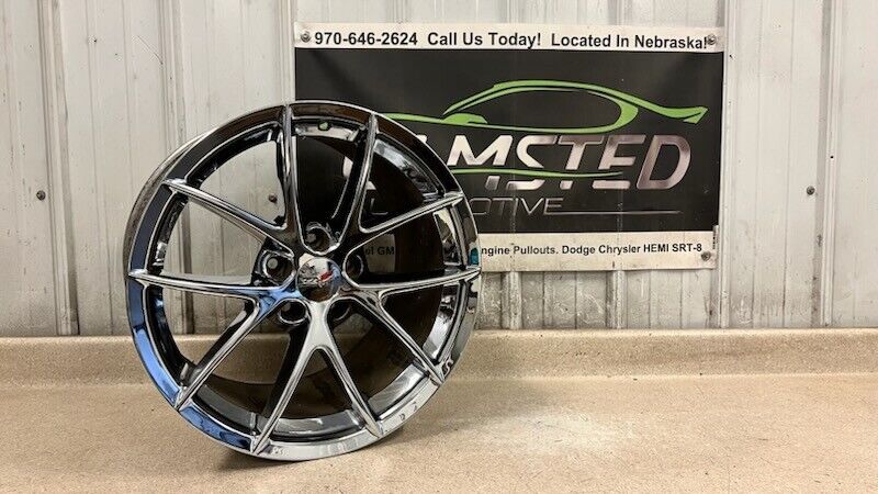 05 13 Corvette C6 Z06 Speedline Rear 19'' Chrome Wheel GM 9596791 19X12 Rim