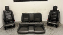 Load image into Gallery viewer, 10 15 Chevrolet Camaro SS Front Rear Power Heated Leather Seats GM Black 78K Set
