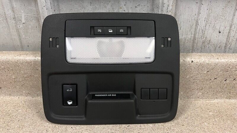 10 15 Camaro SS Center Upper Overhead Console GM Black Roof Sunroof Switches