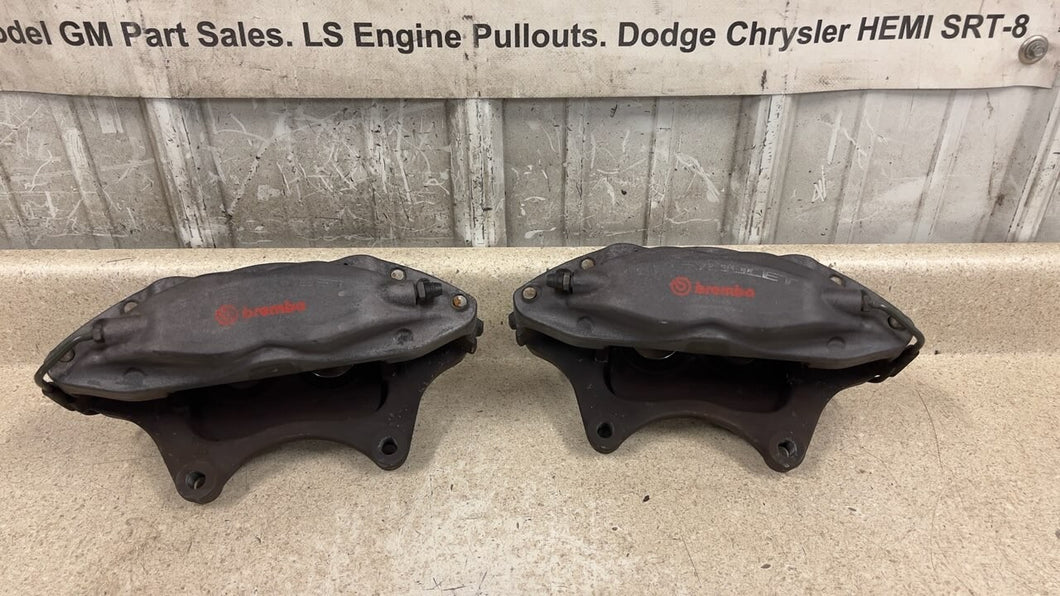 2010 2015 Camaro SS Front Driver Passenger Brembo Brake Calipers Pair OEM 35K