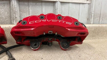 Load image into Gallery viewer, 05 13 Chevrolet Corvette C6 Z06 Front Brake Calipers 6 Piston Set Brakes OEM
