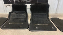 Load image into Gallery viewer, 2010 2015 Chevrolet Camaro SS Front Rear Left Right Floor Mats GM Black Logo
