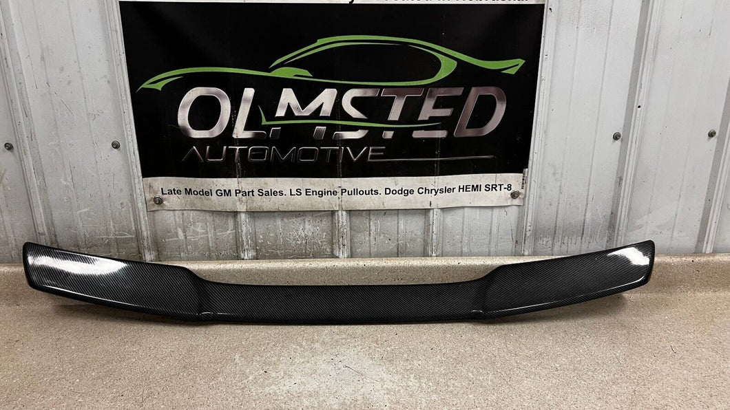 05 13 Chevrolet C6 Corvette Rear Trunk Deck Lid Spoiler Carbon Fiber ABS