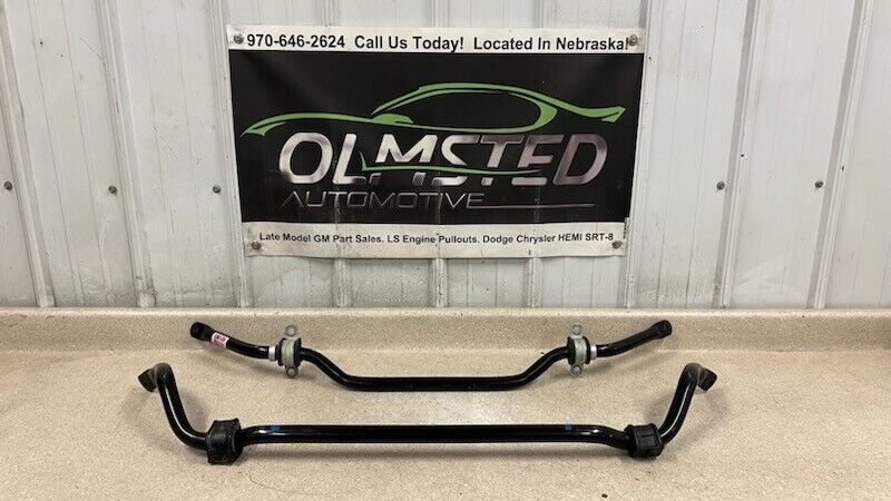 2006 2013 Corvette C6 Z06 Front Rear Sway Bars OEM GM 20777536 Pair 15262804 3K