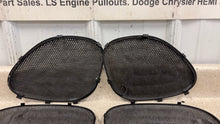 Load image into Gallery viewer, 98 02 Pontiac Firebird Trans AM WS6 Factory Speaker Covers Trim Black OEM Set 8
