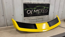 Load image into Gallery viewer, 10 13 Camaro SS SLP Rear Trunk Spoiler OEM GM Yellow  Decklid High Rise 22814776
