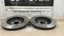 Load image into Gallery viewer, 15 20 Challenger Charger SRT Rotors PAIR OEM 68184587AE READY TO INSTALL 15.375&quot;
