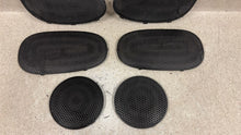 Load image into Gallery viewer, 98 02 Pontiac Firebird Trans AM WS6 Factory Speaker Covers Trim Black OEM Set 8
