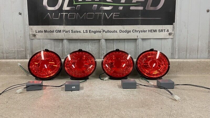 05 13 Chevrolet Corvette C6 LED Aftermarket Rear Tail Lights Left Right  Set