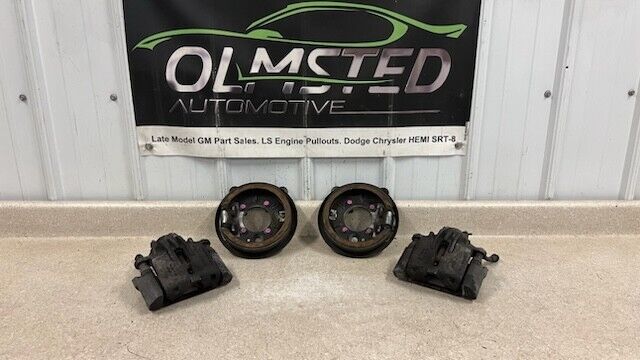 GM 10 & 12 Bolt Rear Disc Brake Upgrade Kit Backing Plates Calipers Brakes Brake