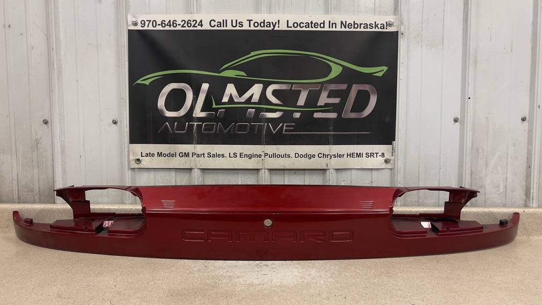 93 02 Camaro SS Z28 Rear Tail Light Filler Berger Panel GM 10262039 Trim 80K