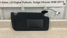 Load image into Gallery viewer, 11 14 Dodge Charger SRT-8 Passenger Side Sun Visor Right RH Shade Black Mopar
