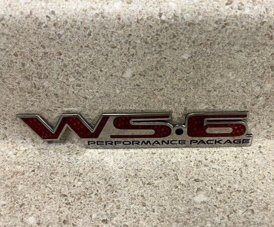 1996 2002 Pontiac Firebird Trans AM WS6 Factory OEM GM Rear Bumper Emblem
