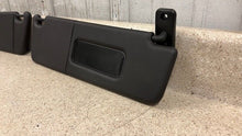 Load image into Gallery viewer, 10 15 Camaro SS Driver Passenger Side Sun Visors Left Right Visor Black Pair 75K

