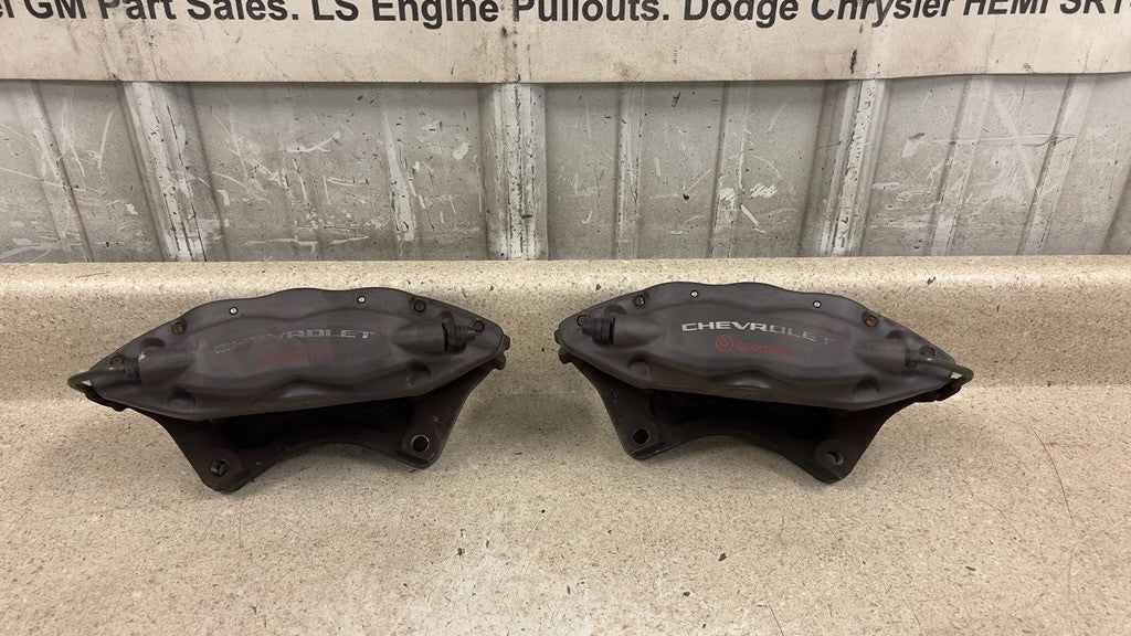 2010 2015 Camaro SS Rear Driver Passenger Brembo Brake Calipers Pair OEM 63K